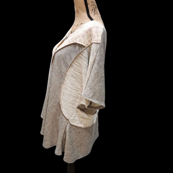 Sugarfox Sweater Wmn SZ 1X Cottagecore Hippie Granola Girl Peasant Prairie Open - Picture 5 of 5